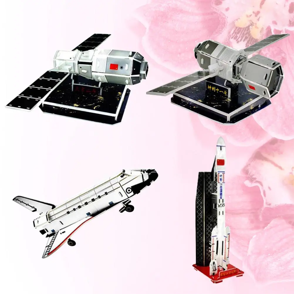 4Pcs 3D Spaceship Handcraft Puzzle Easy Assembly Educational Activity for Space Lovers Classroom Play Home
4Pcs 3D Spaceship Handcraft Puzzle Easy Assembly Educational Activity for Space Lovers Classroom Play Home