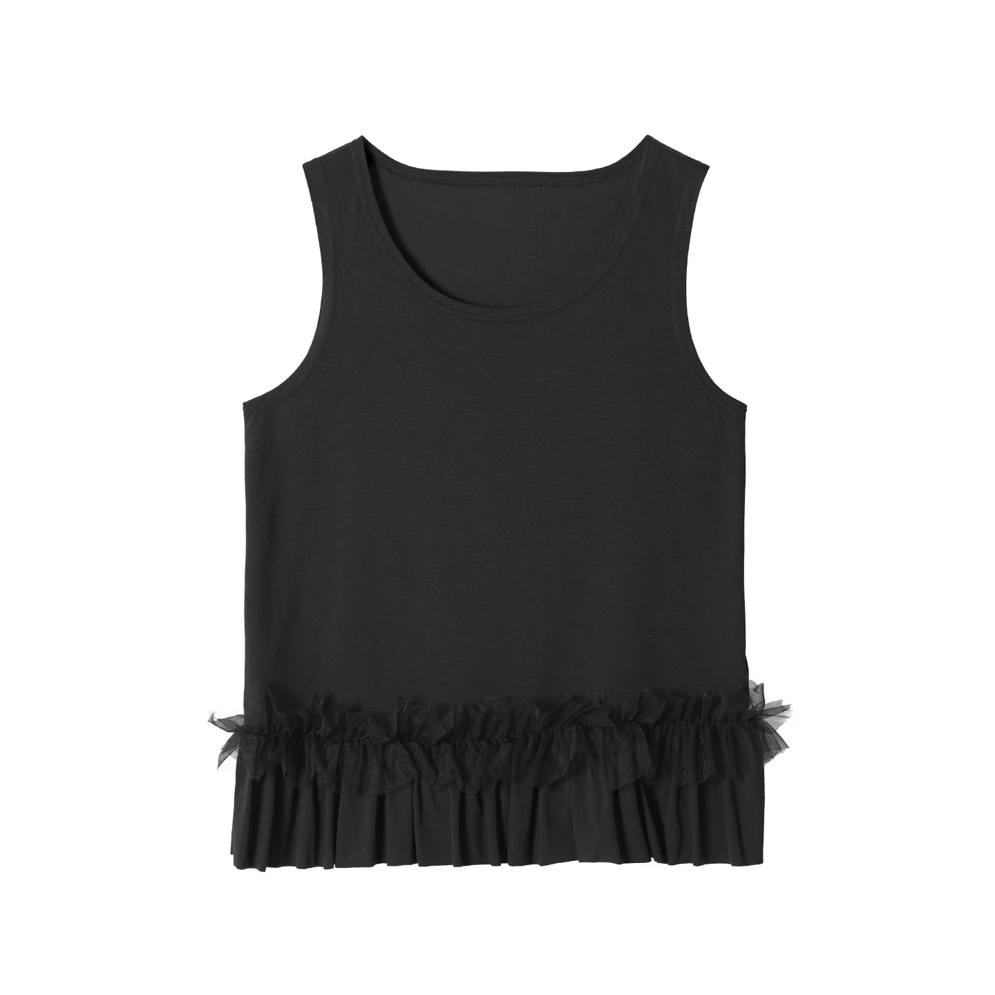 Black Mesh Spliced Vest Minimalist & Versatile for Daily Commute Sweet & Cool Slim-Fit Top 255105
Black Mesh Spliced Vest Minimalist & Versatile for Daily Commute Sweet & Cool Slim-Fit Top 255105