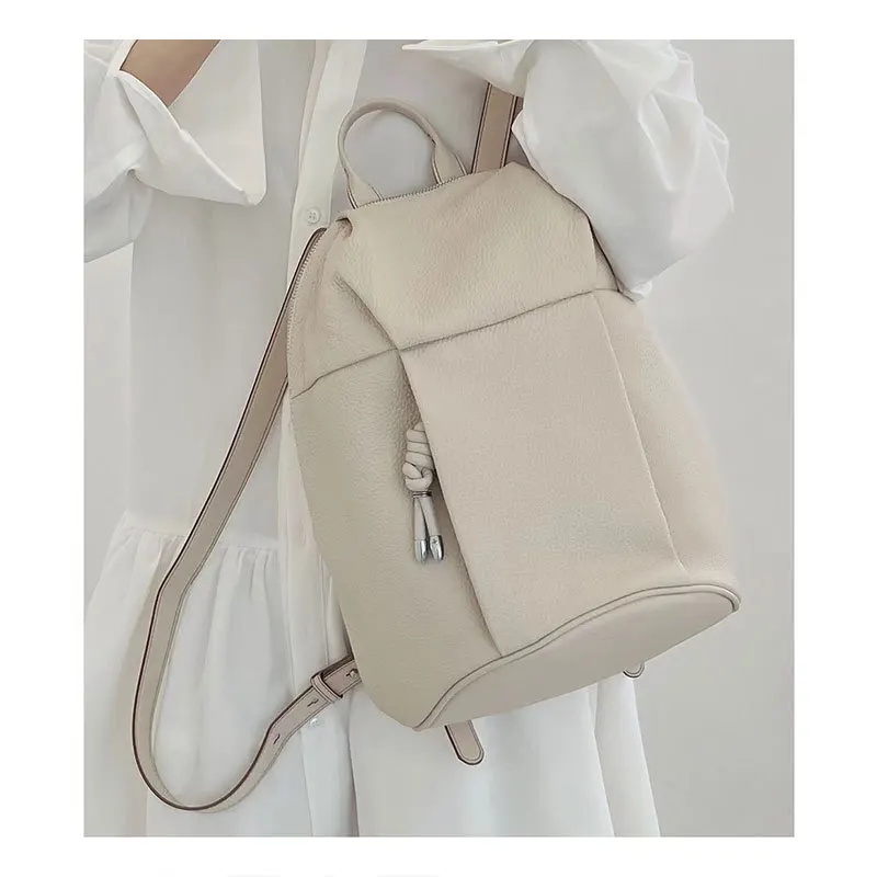 New Korean Style With Large Capacity Womens Unique Leather Backpack Casual Style Travel Backpack Genuine Leather Women's Handbag
New Korean Style With Large Capacity Womens Unique Leather Backpack Casual Style Travel Backpack Genuine Leather Women's Handbag