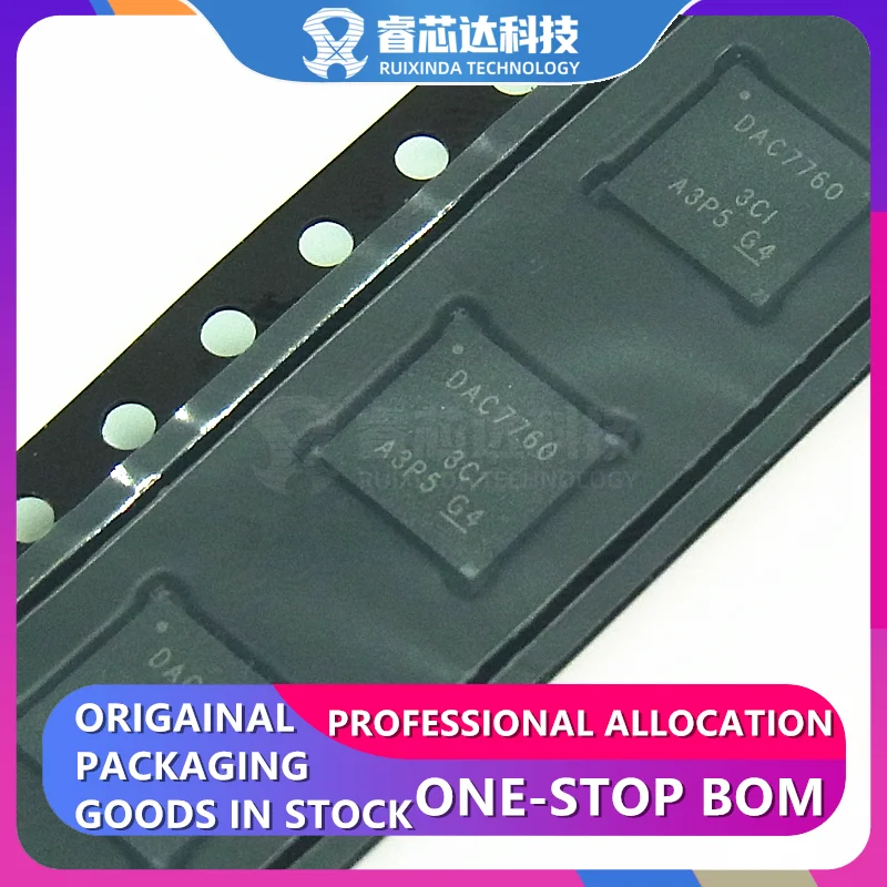 DAC7760IRHAR DAC7760 VQFN-40 DAC7760IRHA DAC7760IRHAT 12 Bit Digital to Analog Converter 1 40-VQFN (6x6) New Original In Stock
DAC7760IRHAR DAC7760 VQFN-40 DAC7760IRHA DAC7760IRHAT 12 Bit Digital to Analog Converter 1 40-VQFN (6x6) New Original In Stock