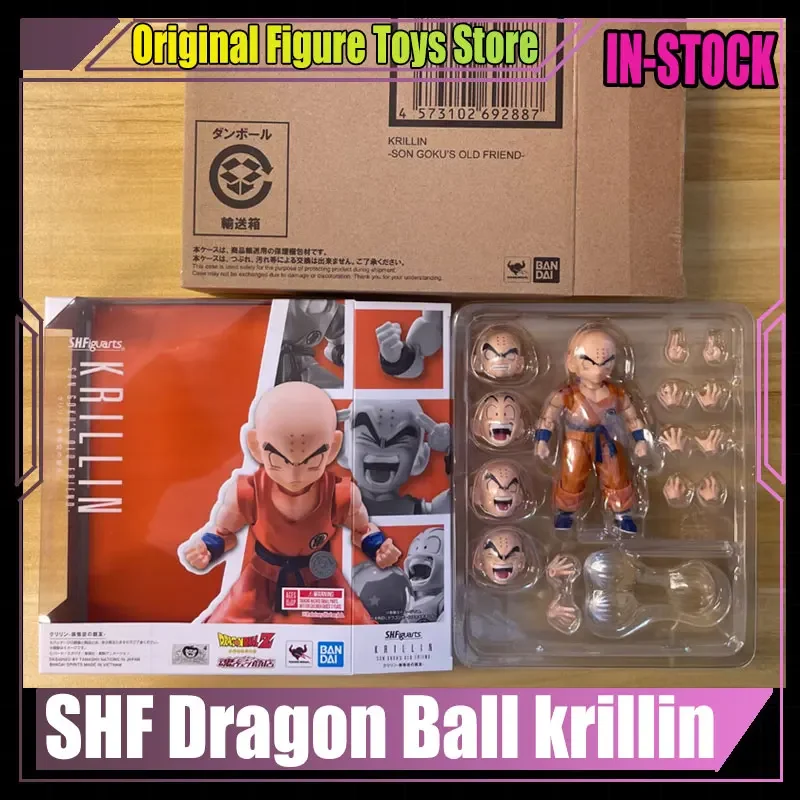Genuine SHF Krillin -Son Goku's Old Friend- Dragon Ball Anime Action Figure Collectible Krillin Model Toy Ornament Gift Children
Genuine SHF Krillin -Son Goku's Old Friend- Dragon Ball Anime Action Figure Collectible Krillin Model Toy Ornament Gift Children