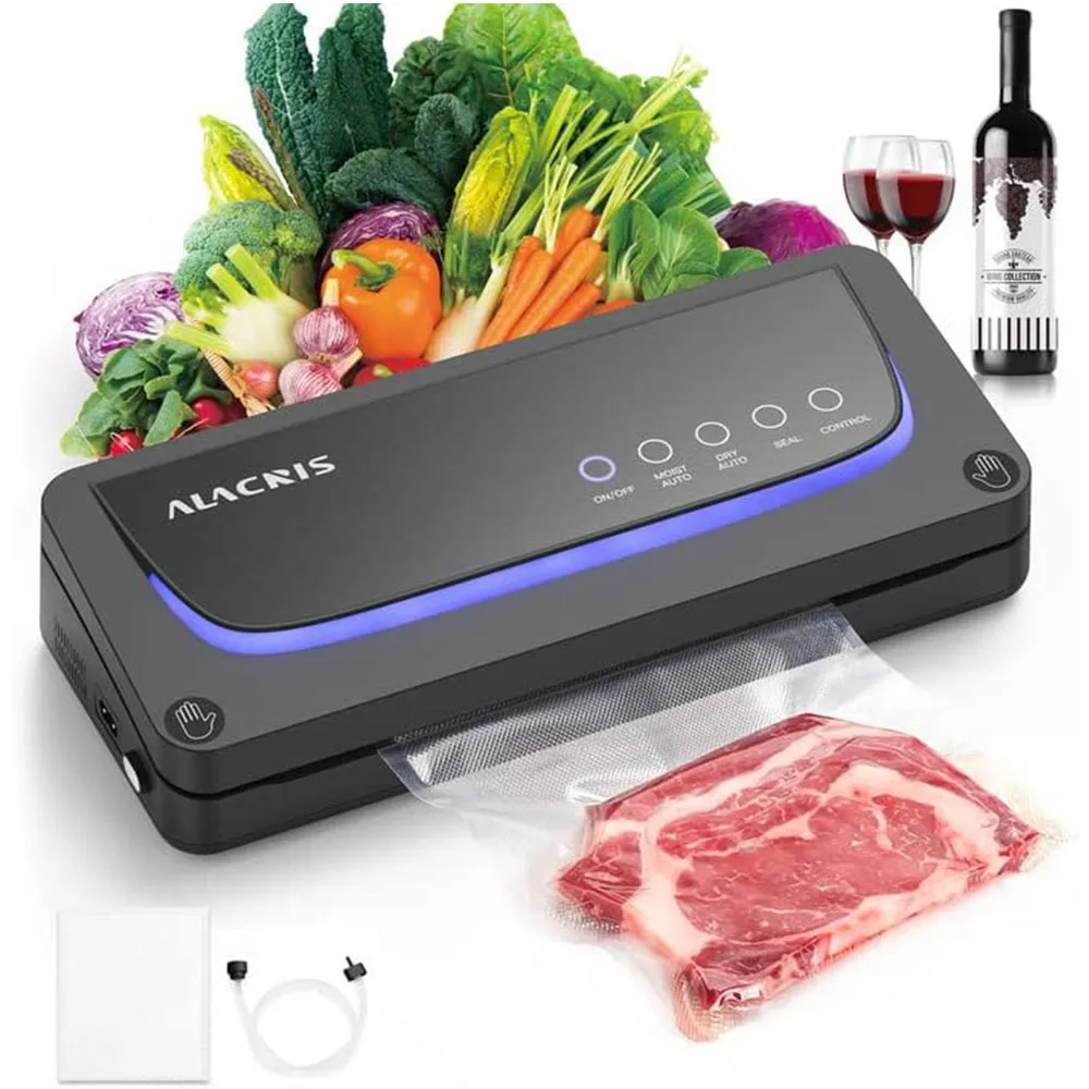 ALACRIS LED Vacuum Sealer Kitchen Food Storage Bag Sealing Packaging Machine Automatic Food Storage Containers Home Appliances
ALACRIS LED Vacuum Sealer Kitchen Food Storage Bag Sealing Packaging Machine Automatic Food Storage Containers Home Appliances