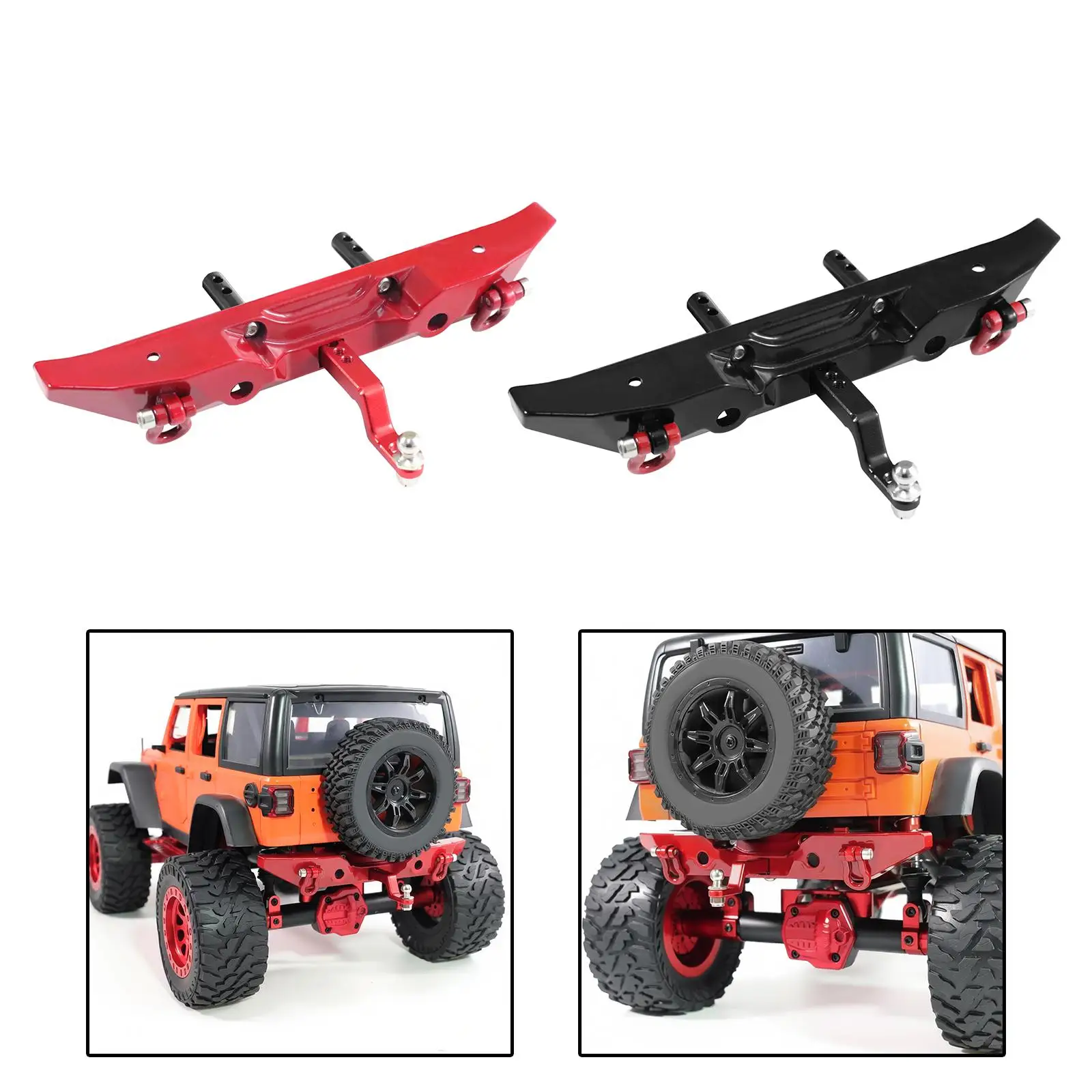 1:12 RC Rear Bumper, Sturdy, Aluminum, Easy to Install, Replacement Accessory for MN128 RC Crawler Car DIY Accs
1:12 RC Rear Bumper, Sturdy, Aluminum, Easy to Install, Replacement Accessory for MN128 RC Crawler Car DIY Accs