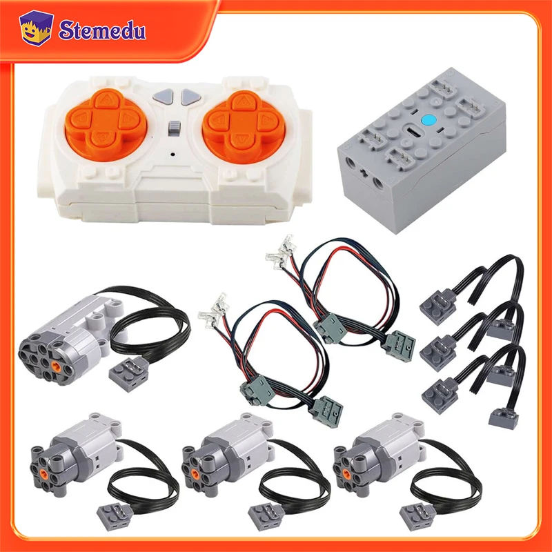 11 шт. MOC Power Function APP 4CH комплект дистанционного управления 88003 L мотор сервопривод 88004 светодиодный удлинительный кабель для строительных блоков Legoeds
11 шт. MOC Power Function APP 4CH комплект дистанционного управления 88003 L мотор сервопривод 88004 светодиодный удлинительный кабель для строительных блоков Legoeds