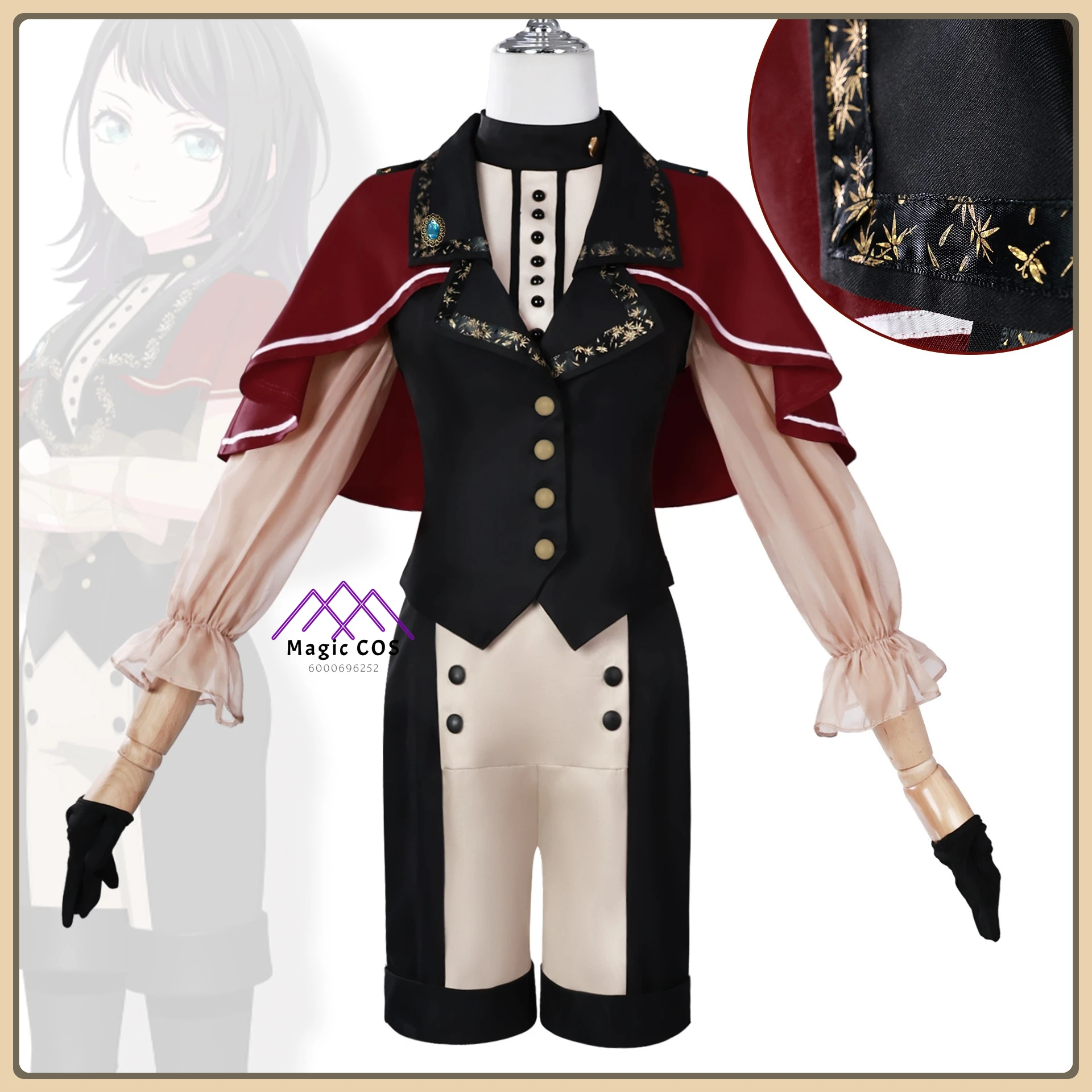 Anime Ave Mujica Yawata Kairi Cosplay Costume Ruffled Skirt Embroidered Details Full Set High Quality Role Playing Clothes
Anime Ave Mujica Yawata Kairi Cosplay Costume Ruffled Skirt Embroidered Details Full Set High Quality Role Playing Clothes