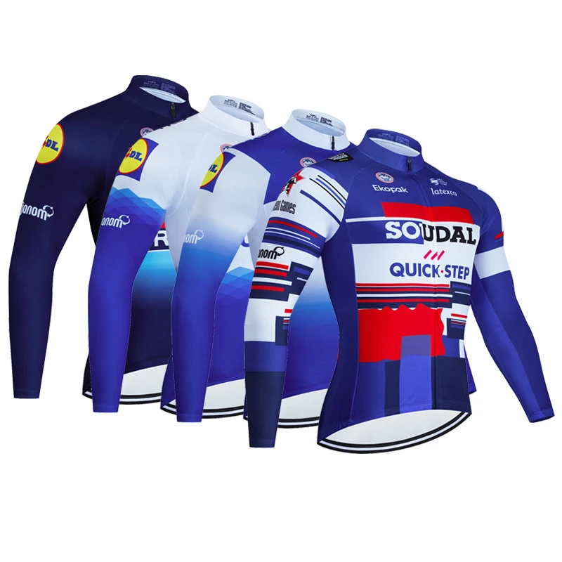QUICK STEP Men's Cycling Jersey Long Sleeve Summer Spring Bicycle Long Jersey Road Bike Clothing Team bicycle cycling clothes
QUICK STEP Men's Cycling Jersey Long Sleeve Summer Spring Bicycle Long Jersey Road Bike Clothing Team bicycle cycling clothes