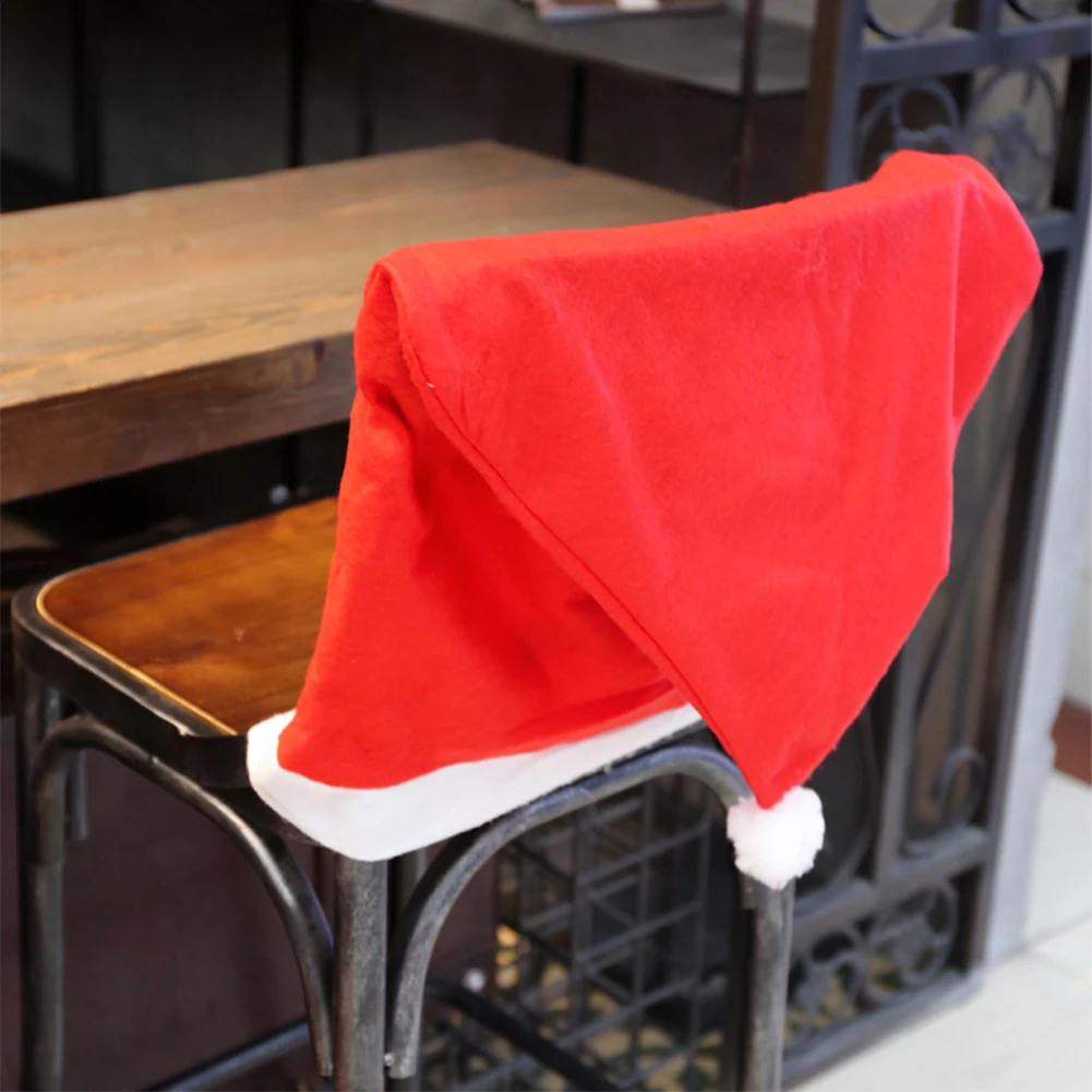 Christmas Dining Chair Covers Non-Woven Fabric Universal Chair Cover Soft Red Santa Claus Hat for Home Dinner Chair Back
Christmas Dining Chair Covers Non-Woven Fabric Universal Chair Cover Soft Red Santa Claus Hat for Home Dinner Chair Back