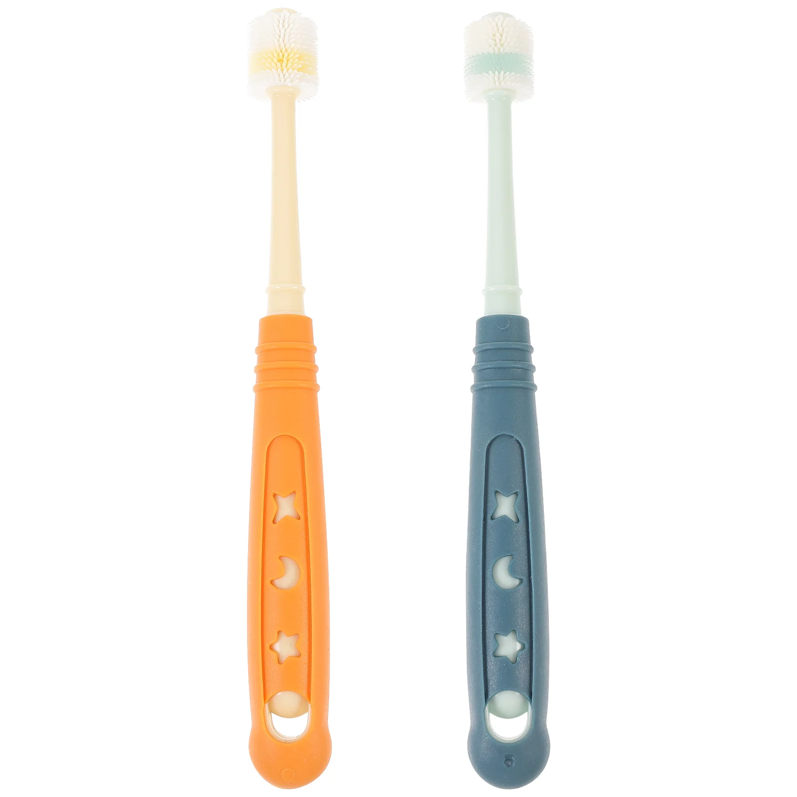 2 Pcs Baby Toothbrush 360 Degree Toothbrushes Travel Kids Toddler Oral Cleaning Silicone Soft Fur Cleaners
2 Pcs Baby Toothbrush 360 Degree Toothbrushes Travel Kids Toddler Oral Cleaning Silicone Soft Fur Cleaners