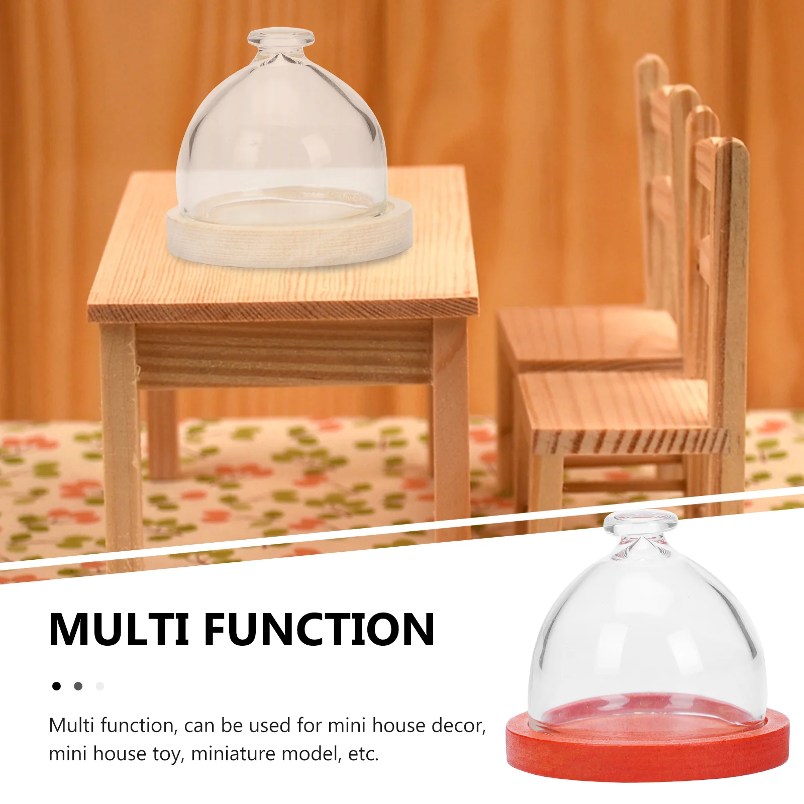2 Sets Dessert Cake Cover with Tray Toy Miniature Furnishings Square Glass Toys Adornment Child Ornament
2 Sets Dessert Cake Cover with Tray Toy Miniature Furnishings Square Glass Toys Adornment Child Ornament