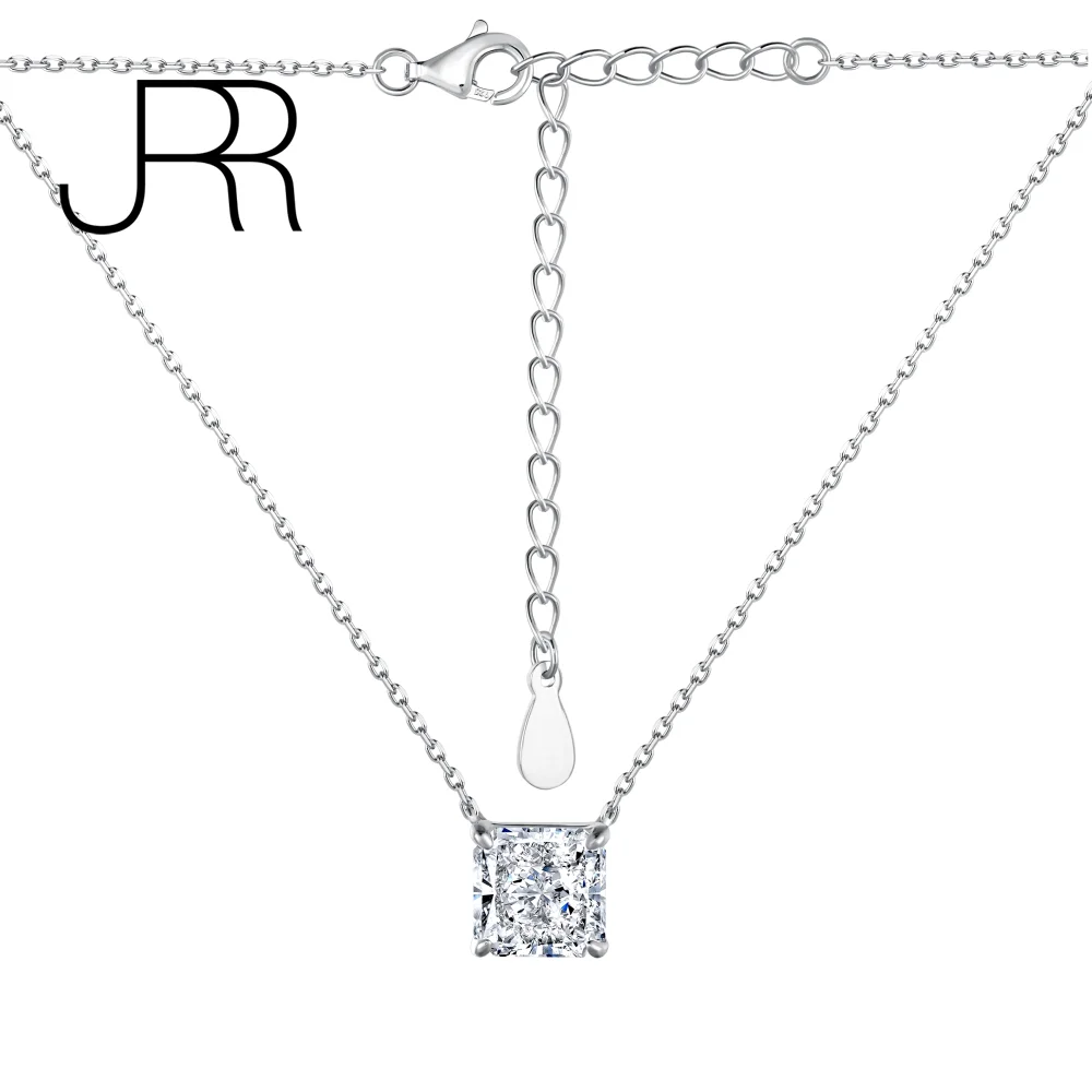 JRR New Arrival Mother Day 925 Sterling Silver Square Pendant High Carbon Diamond Necklace for Women Fine Jewelry Free Shipping
JRR New Arrival Mother Day 925 Sterling Silver Square Pendant High Carbon Diamond Necklace for Women Fine Jewelry Free Shipping