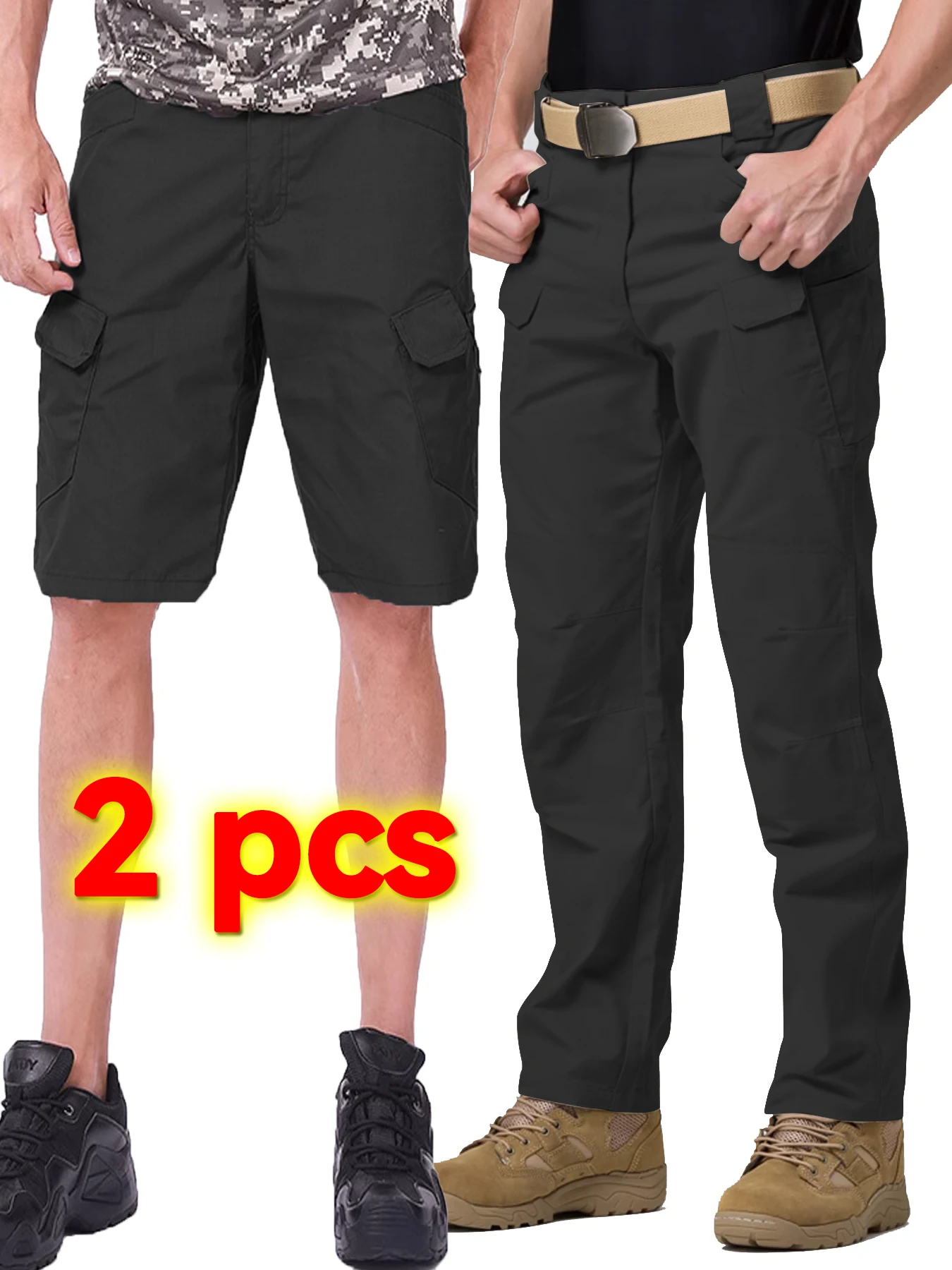 High Quality Men's Cotton Cargo Pants Casual Multiple Pocket Tacitcal Pants Spring Autumn Outdoor Camping Hiking Work Pants
High Quality Men's Cotton Cargo Pants Casual Multiple Pocket Tacitcal Pants Spring Autumn Outdoor Camping Hiking Work Pants