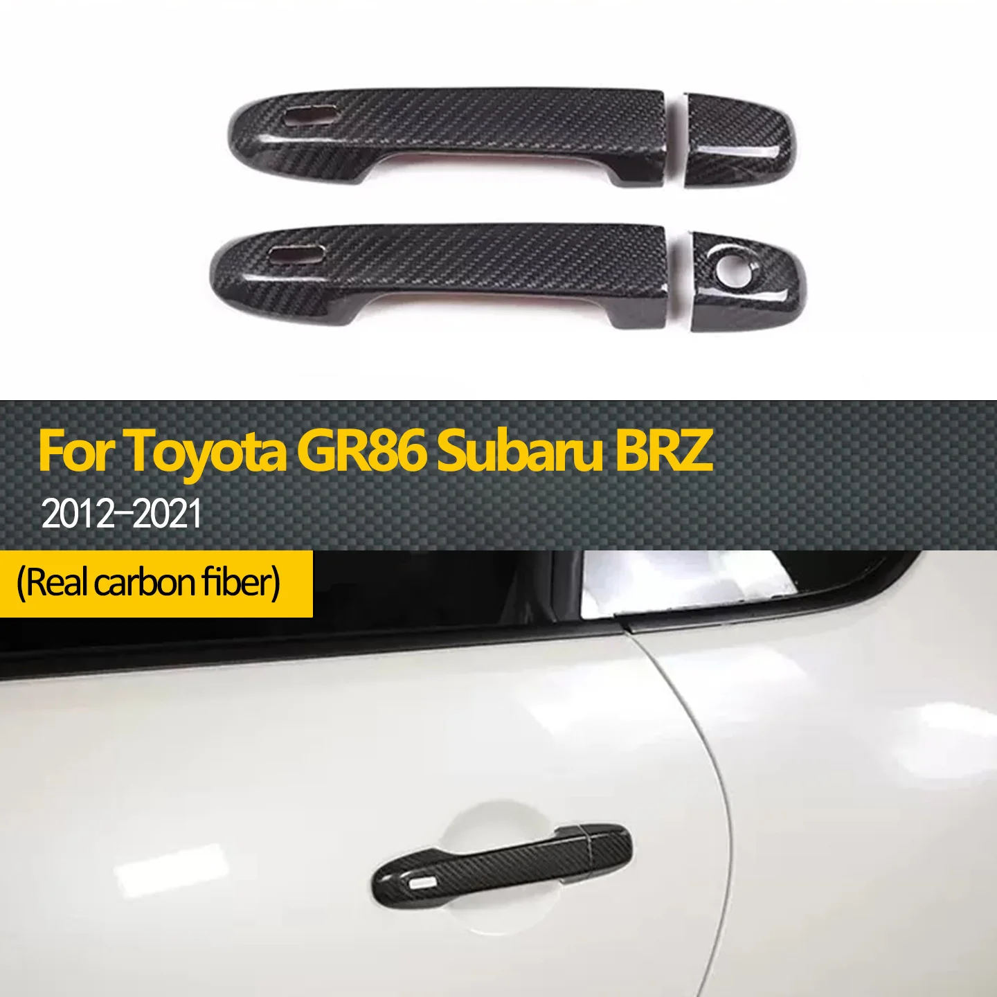Подходит для Toyota 86 Subaru BRZ 2012-2022 гг., внешняя дверная ручка из настоящего углеродного волокна, защитная крышка, украшение, модификация
Подходит для Toyota 86 Subaru BRZ 2012-2022 гг., внешняя дверная ручка из настоящего углеродного волокна, защитная крышка, украшение, модификация