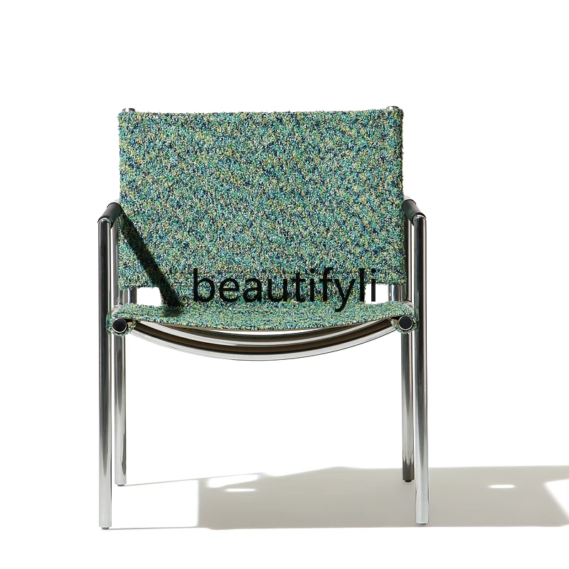 Modern simple light luxury armchair/Bauhaus single chair, stainless steel leisure chair
Modern simple light luxury armchair/Bauhaus single chair, stainless steel leisure chair