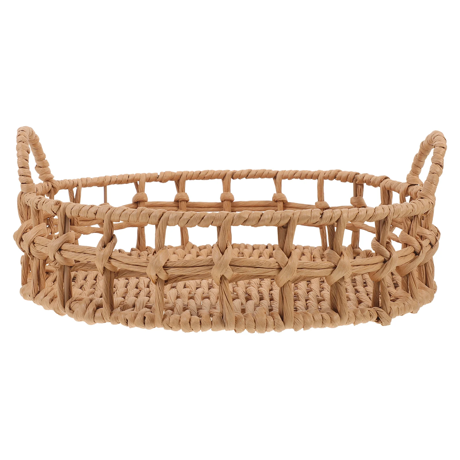 Multifunction Portable Woven Storage Baskets Handmade Iron Fruit Vegetable Serving Tray Kitchen Picnic Imitation for Women
Multifunction Portable Woven Storage Baskets Handmade Iron Fruit Vegetable Serving Tray Kitchen Picnic Imitation for Women