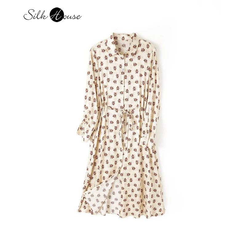 2025 Women's Clothing 90% Natural Mulberry Silk Elastic Satin Elegant Temperament Lace Up Shirt Collar Single Breasted Dress
2025 Women's Clothing 90% Natural Mulberry Silk Elastic Satin Elegant Temperament Lace Up Shirt Collar Single Breasted Dress