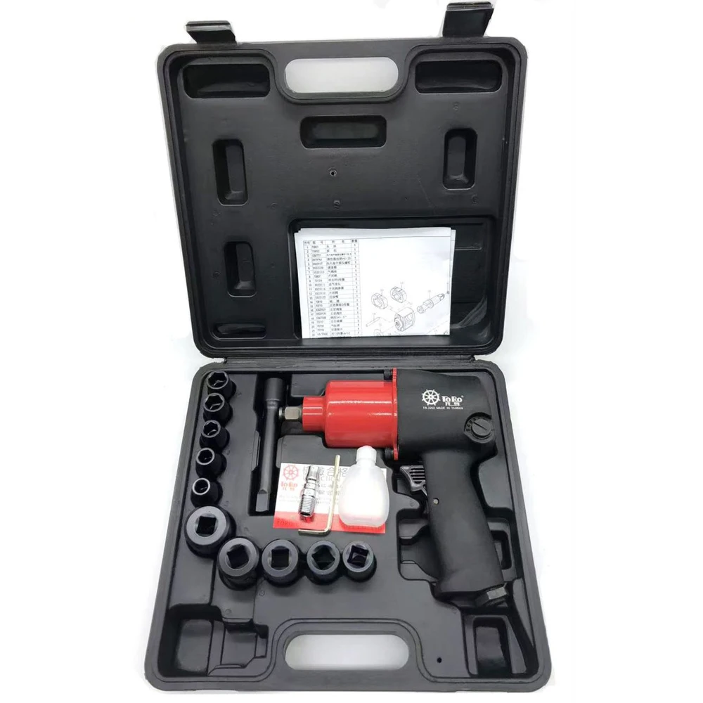 1/2 Impact Pneumatic Wrench Professional Power Tools Automotive Mechanical Workshop Pneumatic Wrench/Industry Repair Hand Tools
1/2 Impact Pneumatic Wrench Professional Power Tools Automotive Mechanical Workshop Pneumatic Wrench/Industry Repair Hand Tools
