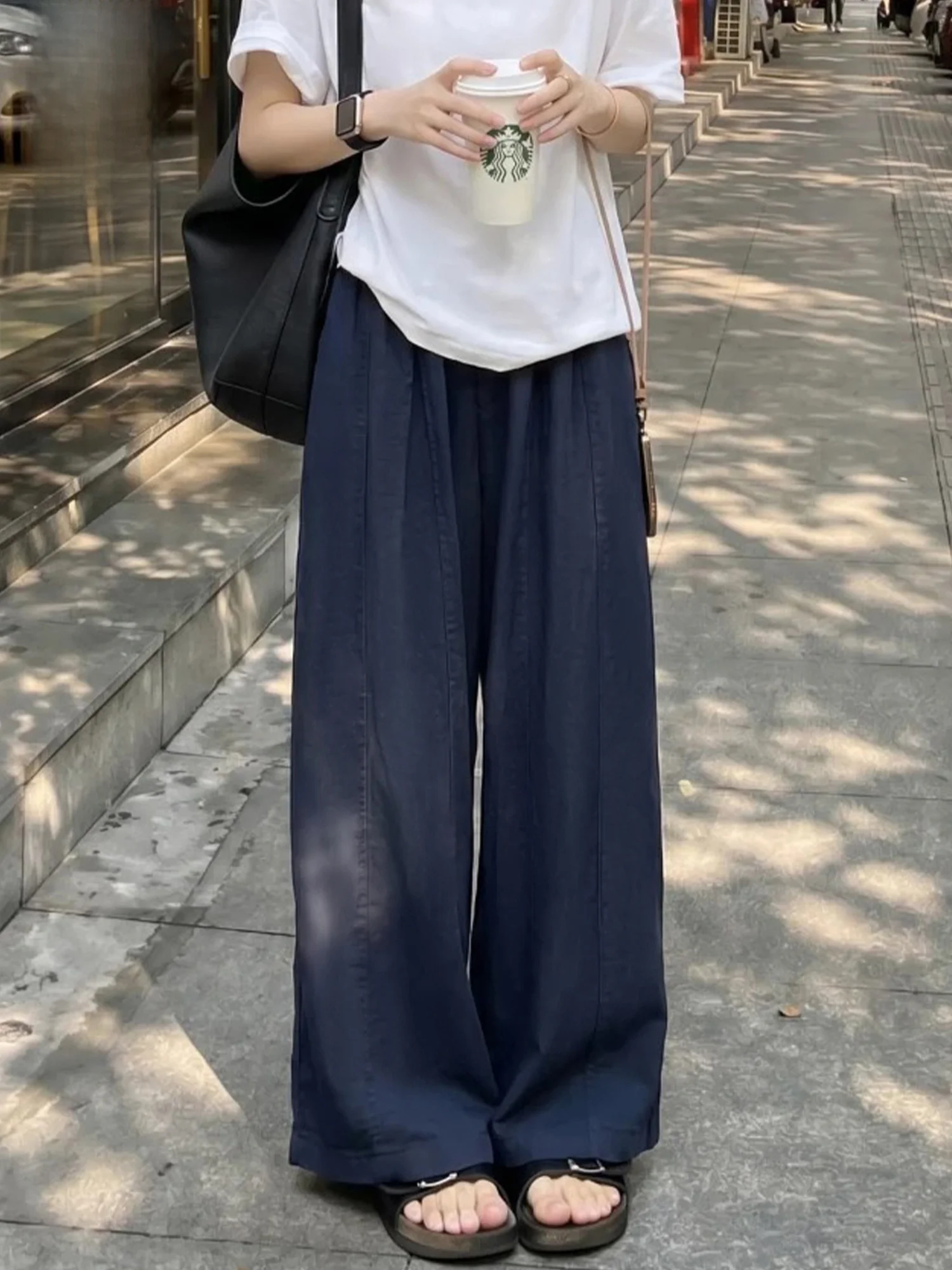 Lightweight Summer Linen Pants Women's High Waist Nine-Piece Cotton Linen Balloon Wide Leg Pants Casual Pure Color
Lightweight Summer Linen Pants Women's High Waist Nine-Piece Cotton Linen Balloon Wide Leg Pants Casual Pure Color