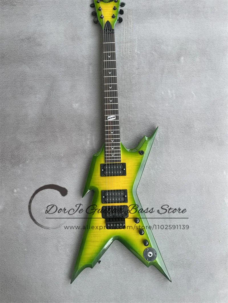 Зеленые электрические тюнеры Gutiar DEA с корпусом красного дерева, горелый клен, верхняя тремоло мост HH Pcikups, черные тюнеры, 3 переключателя, 22 лада
Зеленые электрические тюнеры Gutiar DEA с корпусом красного дерева, горелый клен, верхняя тремоло мост HH Pcikups, черные тюнеры, 3 переключателя, 22 лада