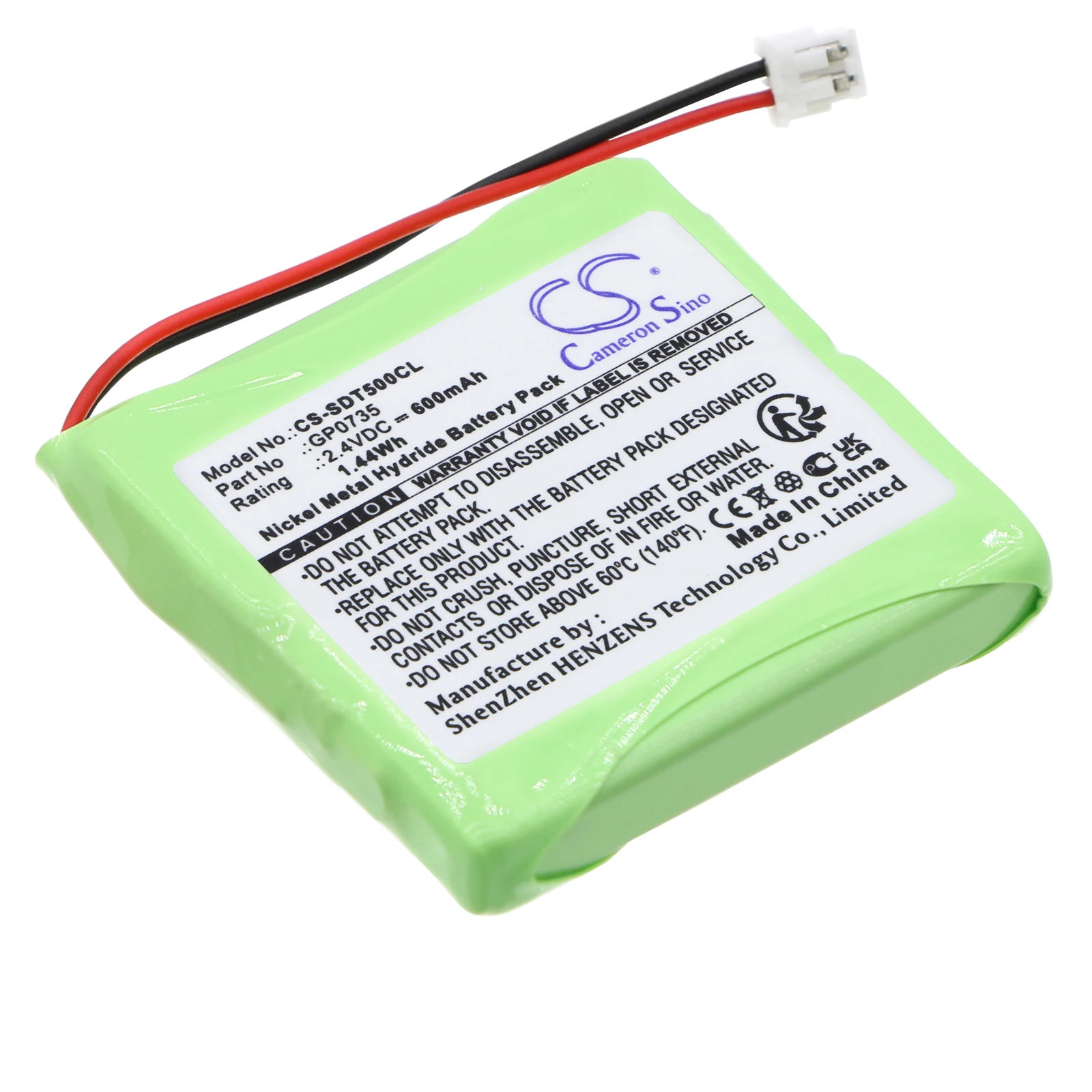 Ni-MH Cordless Phone Battery for British Telecom, 2.4V, 600mAh, Compatible Models: Verve 410, Verve 450
Ni-MH Cordless Phone Battery for British Telecom, 2.4V, 600mAh, Compatible Models: Verve 410, Verve 450