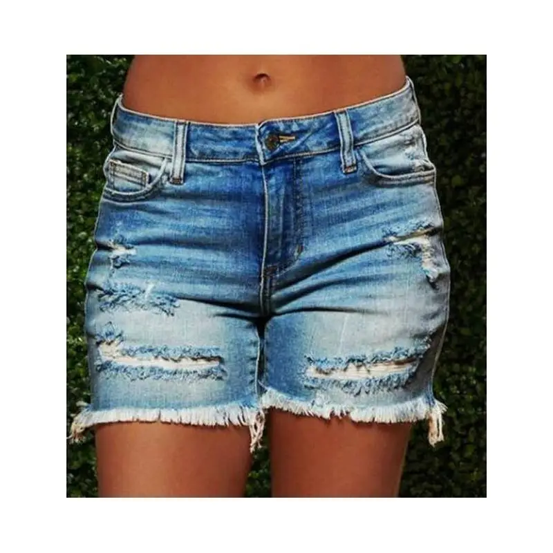 Women's High-Waist Denim Shorts High Elasticity Cleanfit Style PU Cotton Break Hole Frayed Hem Short Pants for Middle-Aged La...
Women's High-Waist Denim Shorts High Elasticity Cleanfit Style PU Cotton Break Hole Frayed Hem Short Pants for Middle-Aged La...