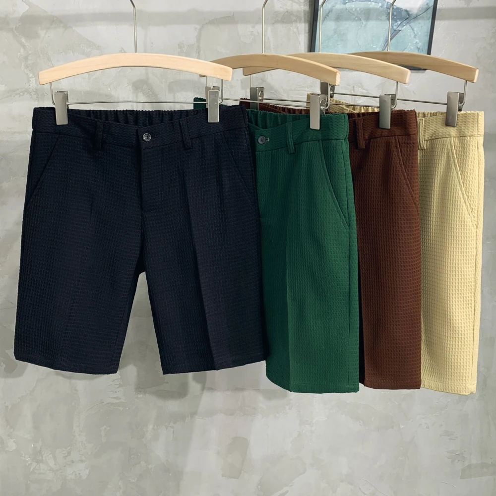 Busin Casual Men's ort Pants Thin Summer Four-Five Inch Waist High-End Suiting Trendy Youth Active Sle Pure Color
Busin Casual Men's ort Pants Thin Summer Four-Five Inch Waist High-End Suiting Trendy Youth Active Sle Pure Color