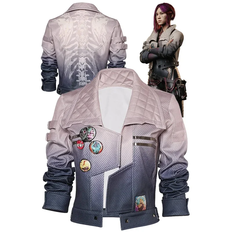 Songbird cosplay Fantasia jacket game 2077 disguise costume women adult female ʹ fantasy Halloween Carnival party clothes
Songbird cosplay Fantasia jacket game 2077 disguise costume women adult female ʹ fantasy Halloween Carnival party clothes