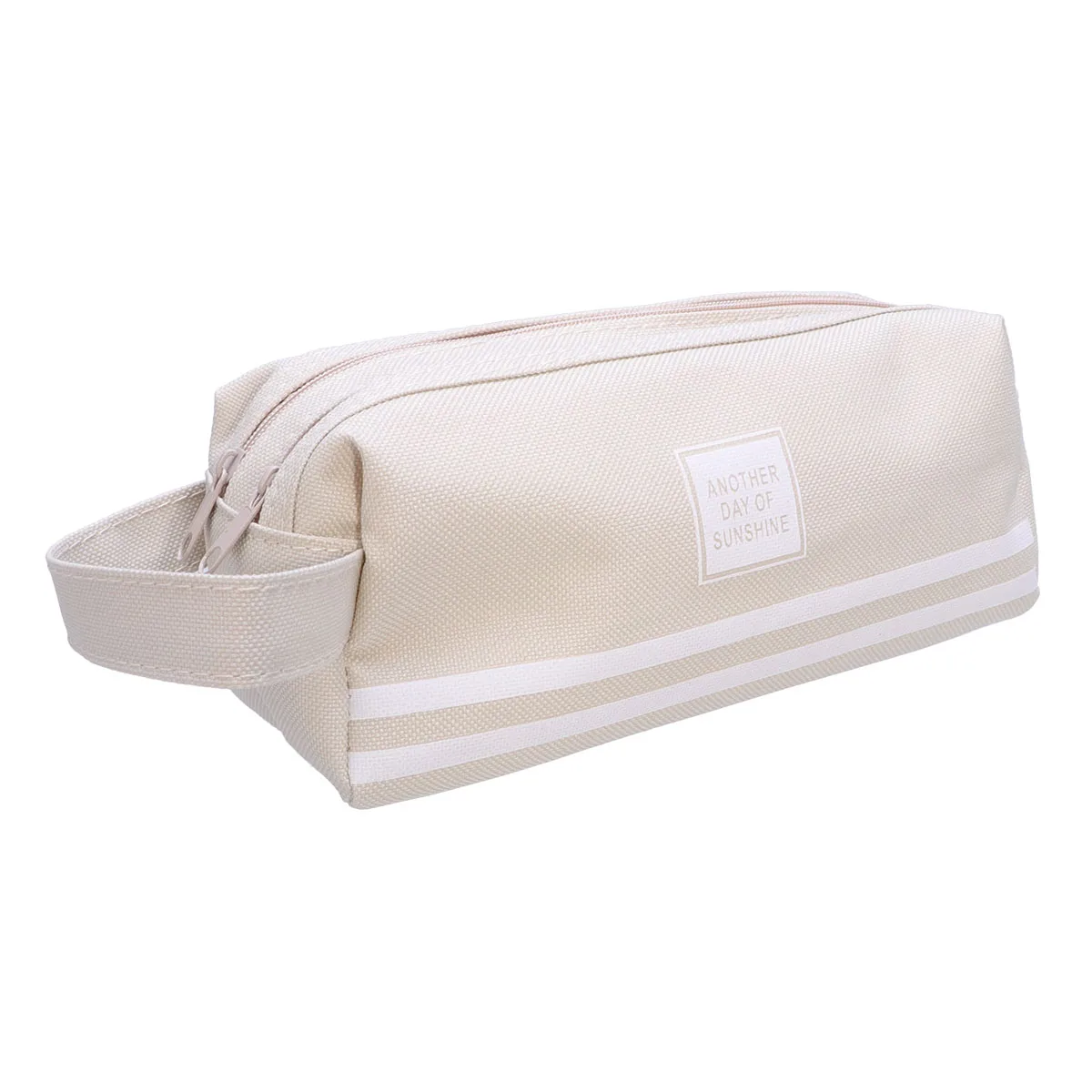 Large Capacity Double Layer Canvas Pencil Bag Pen Case Coin Pouch Portable Zipper Organizer Beige Dustproof
Large Capacity Double Layer Canvas Pencil Bag Pen Case Coin Pouch Portable Zipper Organizer Beige Dustproof
