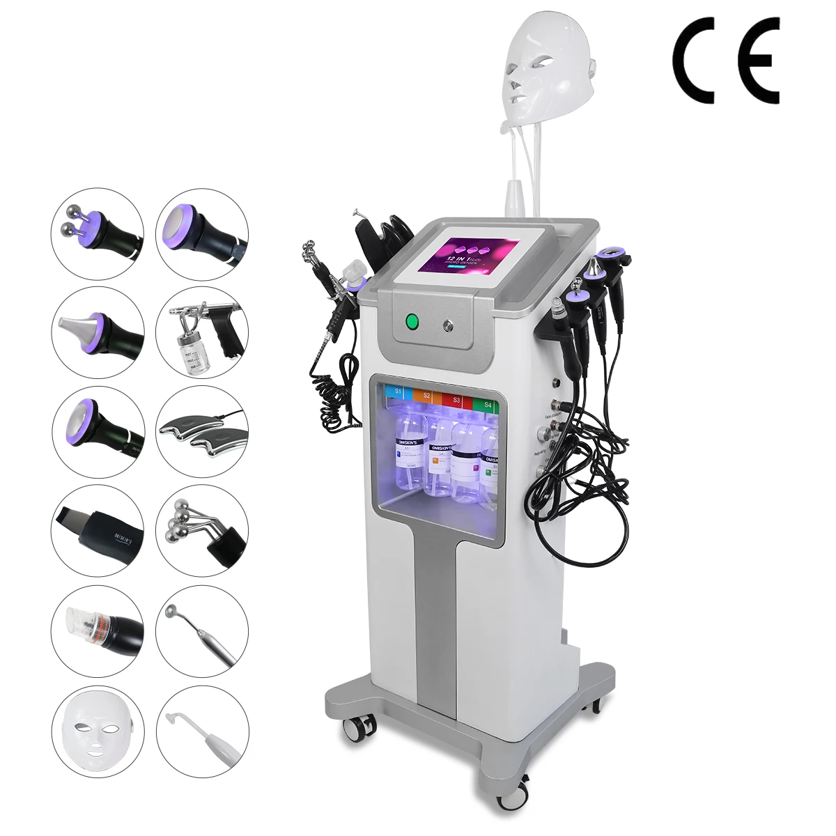 12-in-1 Hydradermabrasion Machine Water Oxygen Deep Cleaning Facial Lifting Skin Rejuvenation Whitening Beauty Bubble SPA
12-in-1 Hydradermabrasion Machine Water Oxygen Deep Cleaning Facial Lifting Skin Rejuvenation Whitening Beauty Bubble SPA