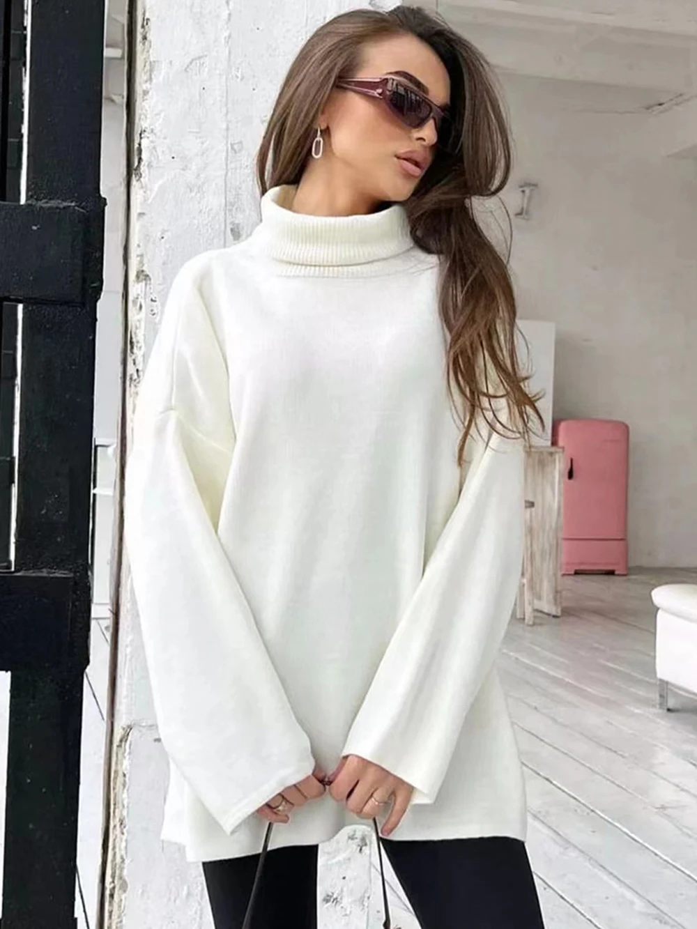 Wixra 2023 Women Turtleneck Soft Loose Basic Sweaters Long Sleeve Warm Casual Knitted Top Autumn Winter Knitted Clothing
Wixra 2023 Women Turtleneck Soft Loose Basic Sweaters Long Sleeve Warm Casual Knitted Top Autumn Winter Knitted Clothing