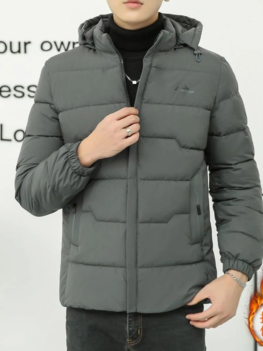 Мужская зимняя куртка-пуховик из хлопка, свободного кроя, повседневная, утепленная, теплая, с воротником-стойкой, городской стиль, со съемными капюшоном и манжетами...
Мужская зимняя куртка-пуховик из хлопка, свободного кроя, повседневная, утепленная, теплая, с воротником-стойкой, городской стиль, со съемными капюшоном и манжетами...