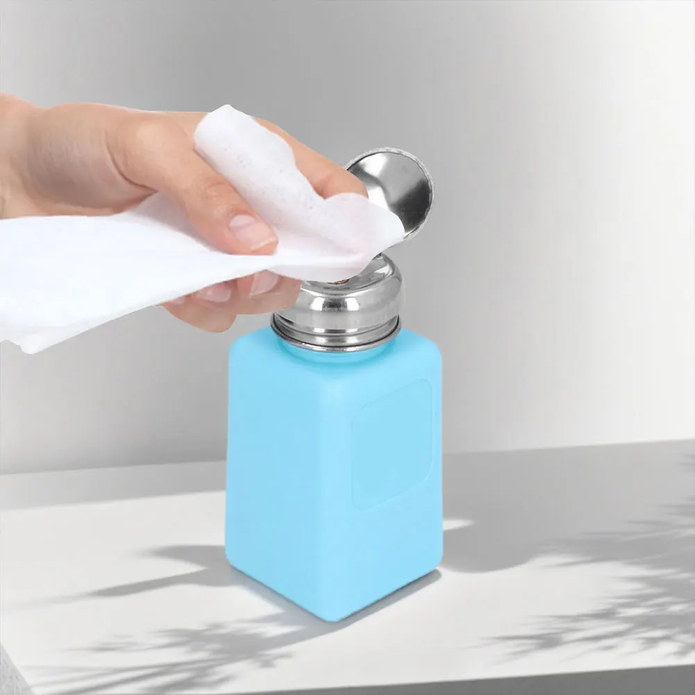 150ML Press Pumping ESD Fluid Dispenser Push Down Alcohol Dispenser Pump Bottle for Mobile Phone Repair Motherboard Cleaning
150ML Press Pumping ESD Fluid Dispenser Push Down Alcohol Dispenser Pump Bottle for Mobile Phone Repair Motherboard Cleaning