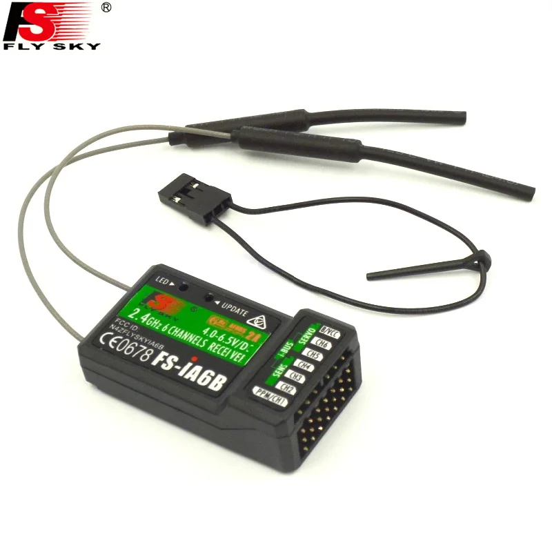 Flysky FS-iA6B 6CH 2.4GHz Receiver PPM Output with iBus Port Compatible Flysky i4 i6 i10 Transmitter
Flysky FS-iA6B 6CH 2.4GHz Receiver PPM Output with iBus Port Compatible Flysky i4 i6 i10 Transmitter