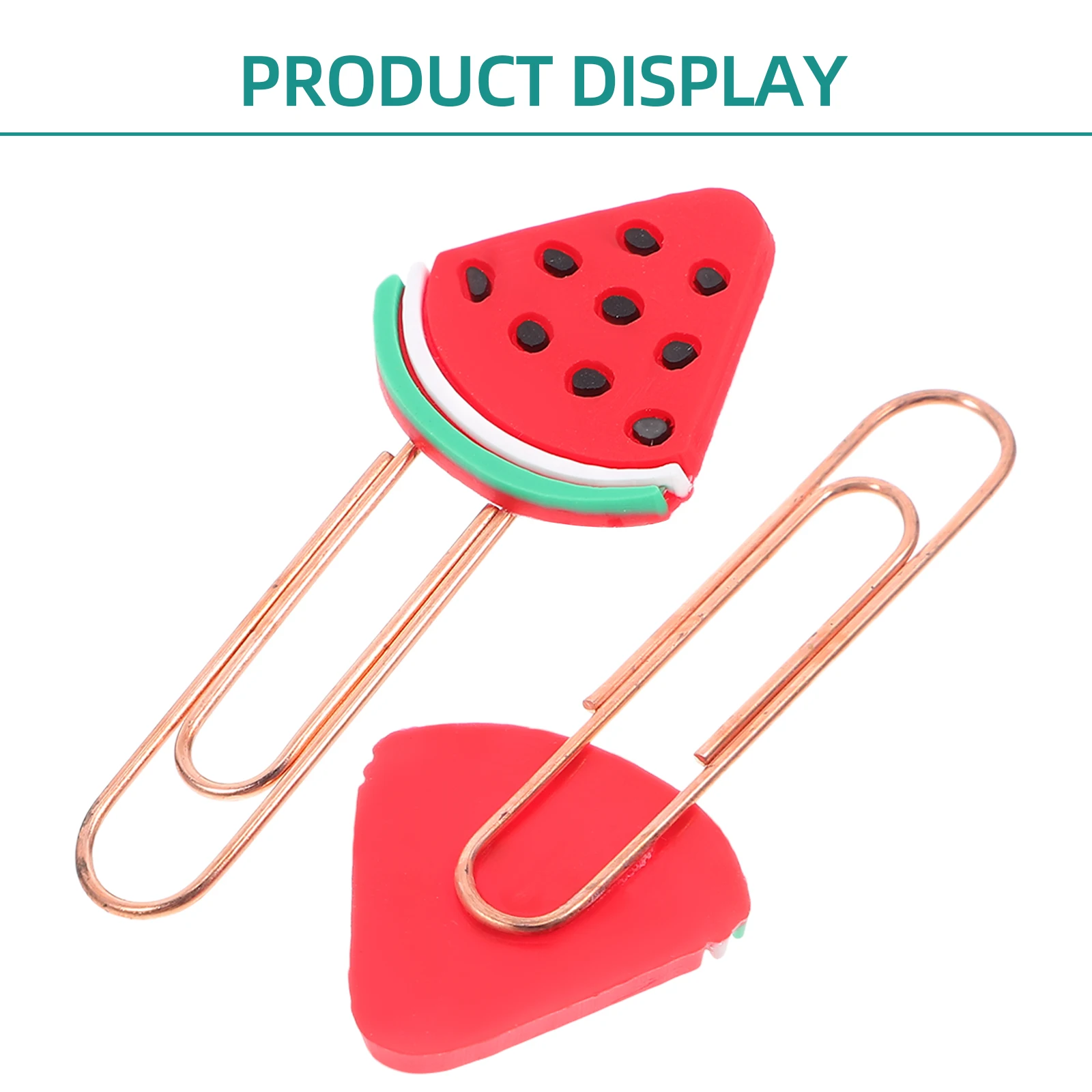 20 Pcs Fruit Bookmark Cute Paperclips Decorative Scroll for Kids Fancy Metal Office 
20 Pcs Fruit Bookmark Cute Paperclips Decorative Scroll for Kids Fancy Metal Office