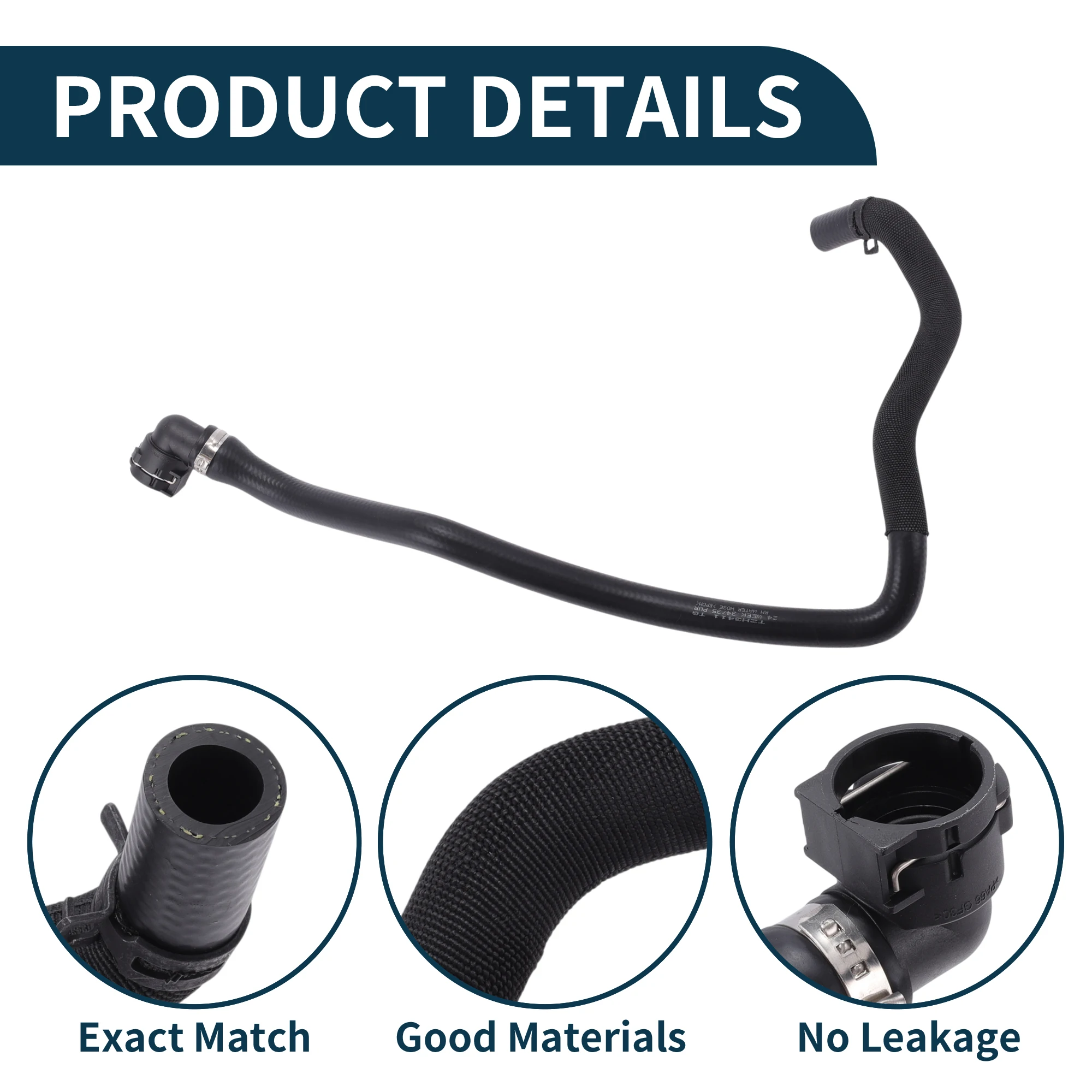 Шланг радиатора Motoforti, шланг обогревателя No T2H3411 для Jaguar XF XE 16-19, резиновая трубка охлаждающей жидкости, черный, 1 шт.
Шланг радиатора Motoforti, шланг обогревателя No T2H3411 для Jaguar XF XE 16-19, резиновая трубка охлаждающей жидкости, черный, 1 шт.