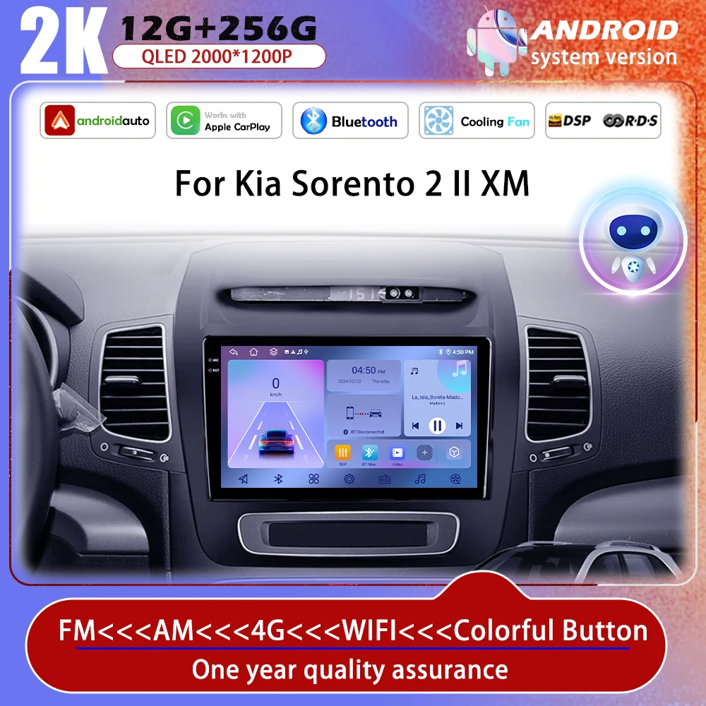 Car Radio Multimedia Player For Kia Sorento 2 II XM 2012 - 2021 Wireless Carplay Android Auto 2 Din Head Unit Navigation Stereo 
Car Radio Multimedia Player For Kia Sorento 2 II XM 2012 - 2021 Wireless Carplay Android Auto 2 Din Head Unit Navigation Stereo