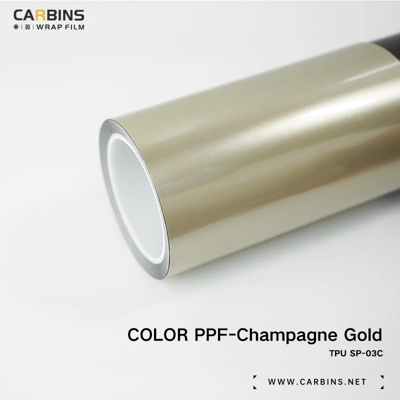 Carbins TPU Color PPF Self Healing 1.52*16.5m TPU Color Changing PPF Paint Protection Film TPU Car Wrap Film Roll Champagne Gold
Carbins TPU Color PPF Self Healing 1.52*16.5m TPU Color Changing PPF Paint Protection Film TPU Car Wrap Film Roll Champagne Gold