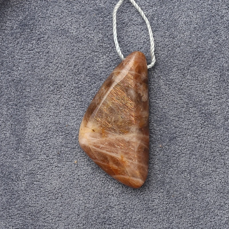Polished Sunstone Irregular Triangular Pendant – Golden-Brown Shimmering Gemstone Jewelry Component 29x21x8mm-6g
Polished Sunstone Irregular Triangular Pendant – Golden-Brown Shimmering Gemstone Jewelry Component 29x21x8mm-6g