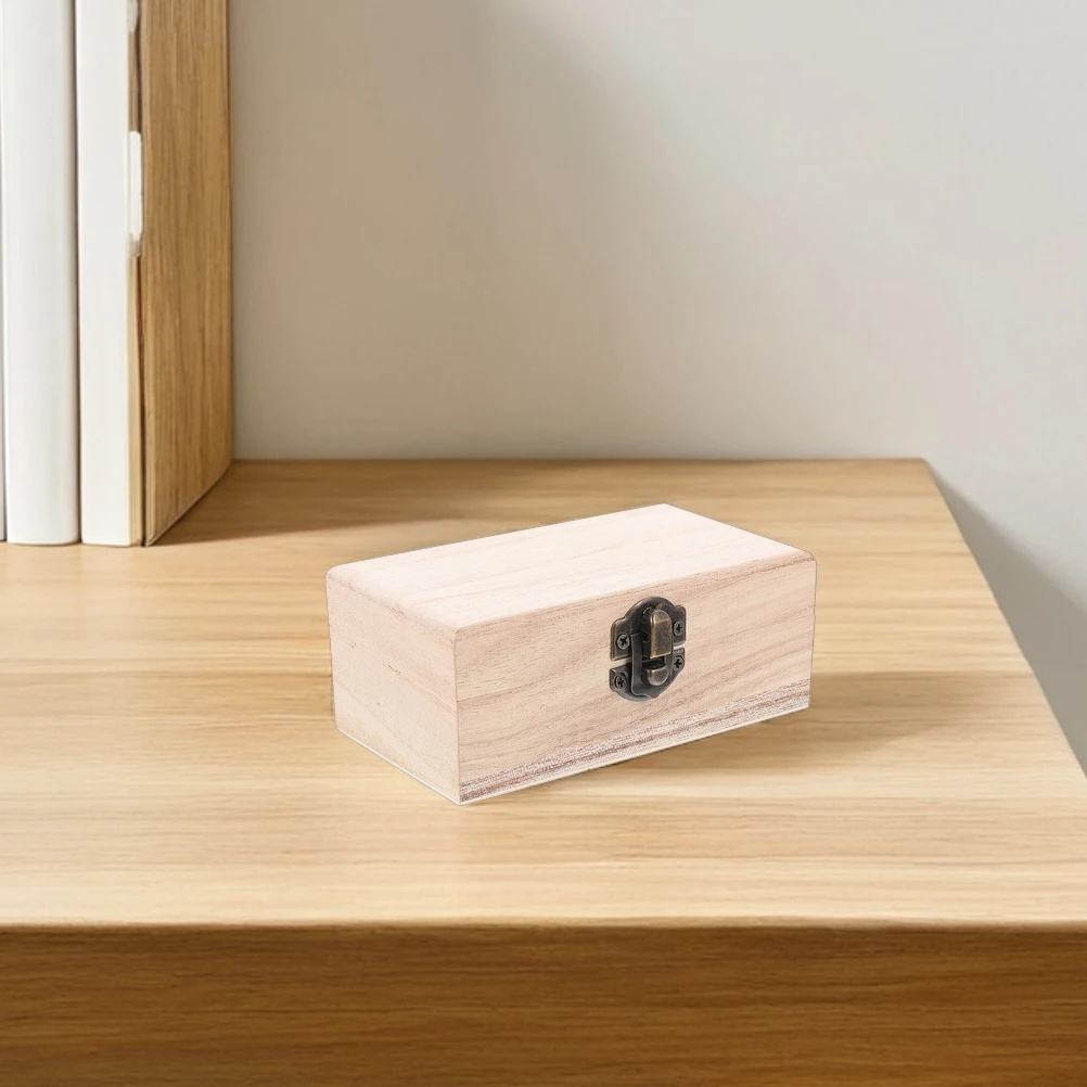 2Pcs Natural Wood DIY Jewelry Storage Box Unfinished Paintable Decorative Organizer Craft Chest DIY Wooden Cash Storage Box
2Pcs Natural Wood DIY Jewelry Storage Box Unfinished Paintable Decorative Organizer Craft Chest DIY Wooden Cash Storage Box