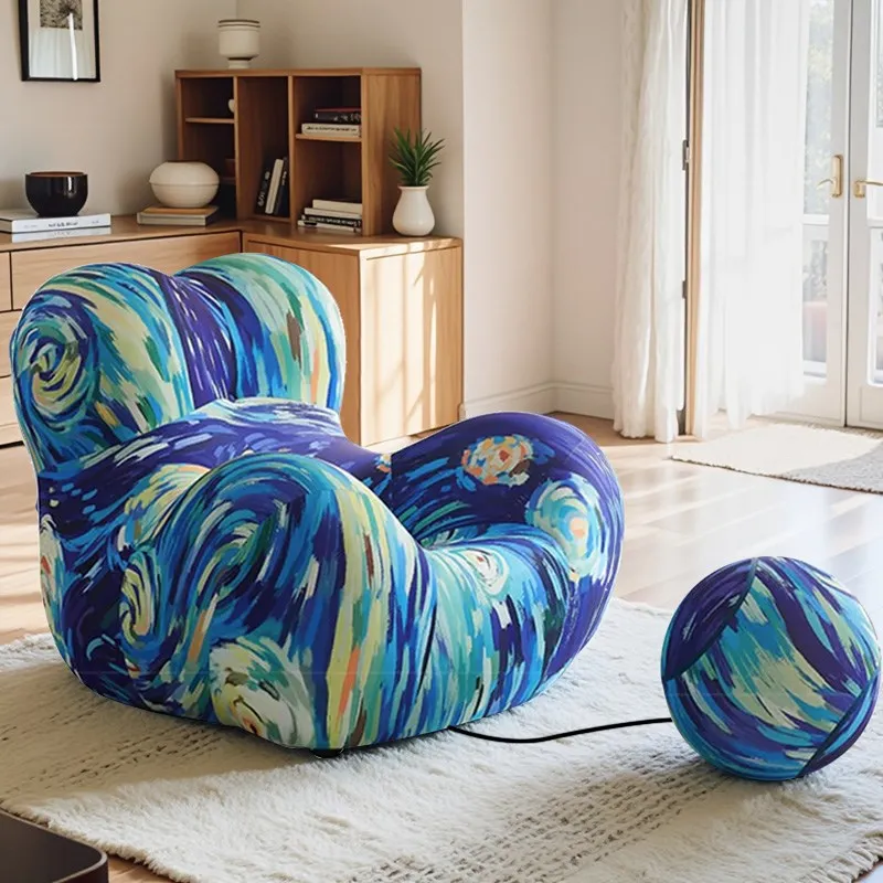 Italian Minimalist Furniture Lazy Single Couch Loungers Customize Vacuum Compression Sofa with Footrest for Living Room Bedroom
Italian Minimalist Furniture Lazy Single Couch Loungers Customize Vacuum Compression Sofa with Footrest for Living Room Bedroom