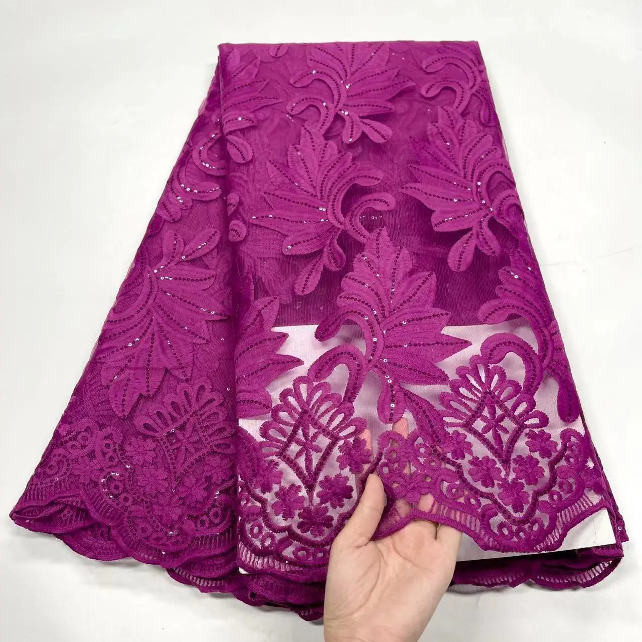 Latest African Fabric With Sequins 2022 High Quality Nigerian Dubai Style Lace French Mesh Lace Fabric TS1426
Latest African Fabric With Sequins 2022 High Quality Nigerian Dubai Style Lace French Mesh Lace Fabric TS1426