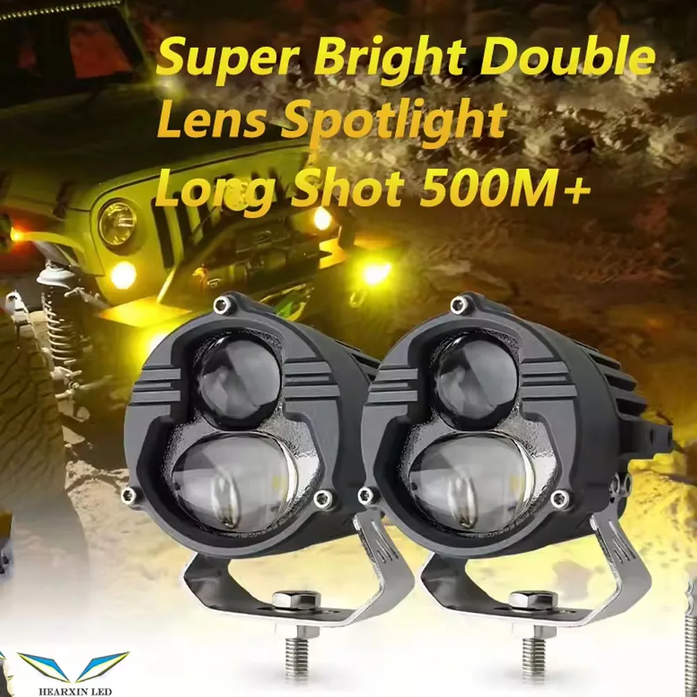 2PCS Motorcycle Laser Headlight High Beam White 24000Lm Yellow For Car LED Auxiliary Fog Driving Light Assembly 2000M Range
2PCS Motorcycle Laser Headlight High Beam White 24000Lm Yellow For Car LED Auxiliary Fog Driving Light Assembly 2000M Range