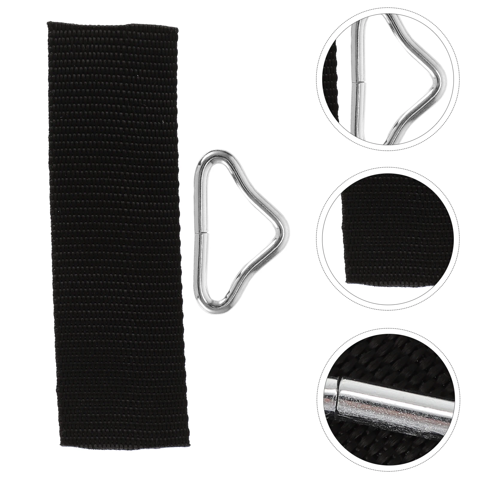 30 Pcs Trampoline Accessories Triangle Ring Buckles for Jumping Bed Mesh Cloth Stainless Steel Lightweight Durable
30 Pcs Trampoline Accessories Triangle Ring Buckles for Jumping Bed Mesh Cloth Stainless Steel Lightweight Durable
