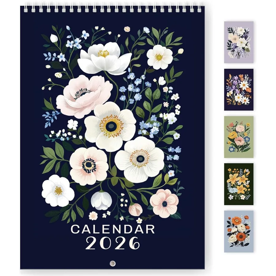 2026 Calendar Monthly Small Wall Calendar 2026 from January to December 2026 12-Month A4 Size 8.3" x 11.7" Spiral Hanging with
2026 Calendar Monthly Small Wall Calendar 2026 from January to December 2026 12-Month A4 Size 8.3" x 11.7" Spiral Hanging with