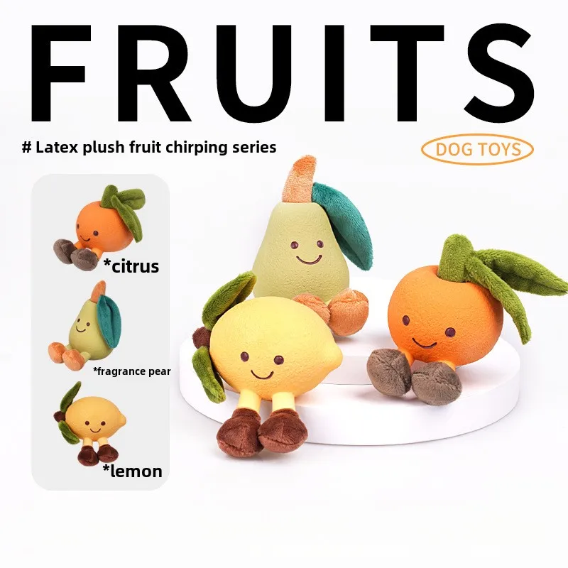 Sound making dog toy simulation fruit latex plush soundproof safety chew resistant teething self hilarious toy small dog toy
Sound making dog toy simulation fruit latex plush soundproof safety chew resistant teething self hilarious toy small dog toy