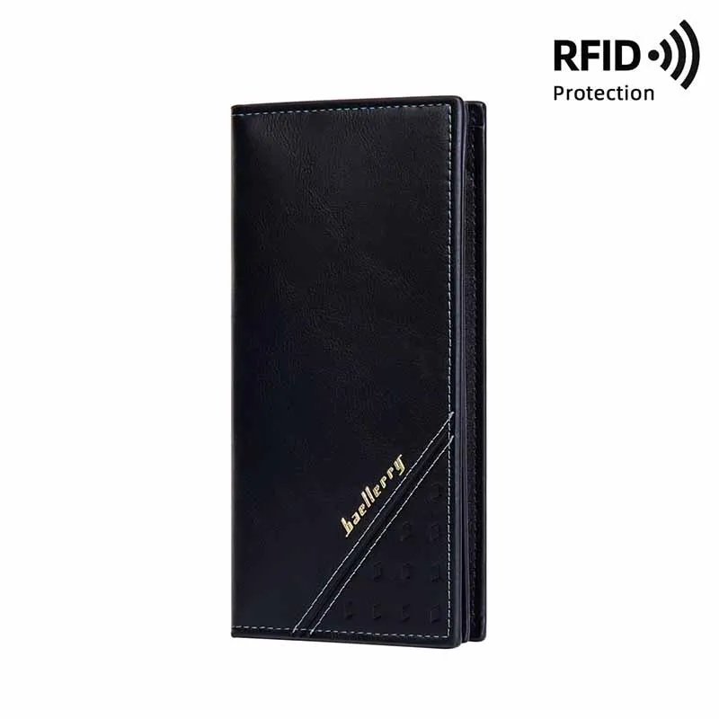 Men Clutch Long Wallet RFID Leather Card Holder Vintage Male Coin Purse Large Capacity Money Bag Solid Wallet Billfold Carteras
Men Clutch Long Wallet RFID Leather Card Holder Vintage Male Coin Purse Large Capacity Money Bag Solid Wallet Billfold Carteras
