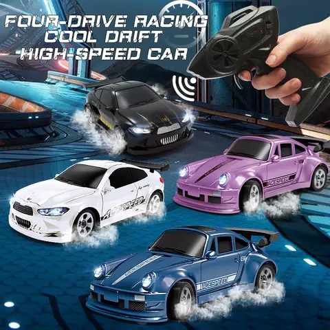 1/64 RC Auto 2,4G 4WD High Speed Drift Mini Desktop Racing Auto Allradantrieb Funkgesteuerte Mini GTR Racing Modell Junge Spielzeug