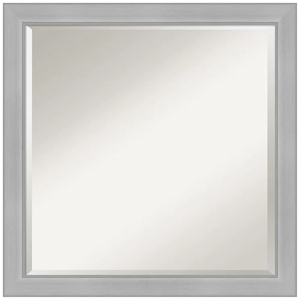 Silver Wall Mirror 23X23 Vista Brushed Nickel Narrow Square Bathroom Mirror For Wall Decor Living Room, Medium Casual Frame,
Silver Wall Mirror 23X23 Vista Brushed Nickel Narrow Square Bathroom Mirror For Wall Decor Living Room, Medium Casual Frame,