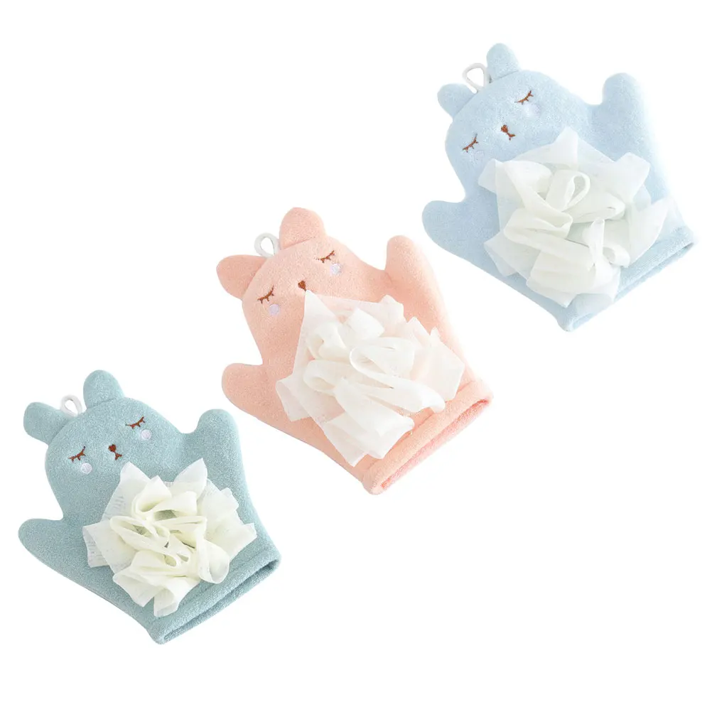 3Pcs Bath Glove Soft Fiber Cartoon Shower Mitt Body Scrubbing Gloves Bathing Mitt Lightweight Portable
3Pcs Bath Glove Soft Fiber Cartoon Shower Mitt Body Scrubbing Gloves Bathing Mitt Lightweight Portable