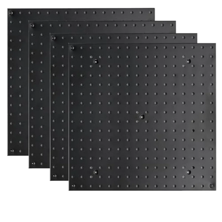 16x16 inch Wall Tool Organizer Pegboard Panels Metal Pegboard for Tool Storage Workbench Tools Organization Peg Board PCS
16x16 inch Wall Tool Organizer Pegboard Panels Metal Pegboard for Tool Storage Workbench Tools Organization Peg Board PCS