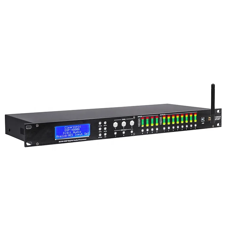 Оптовая продажа DSP-4800A профессиональный аудиопроцессор 4 в 8 выходов DSP функция Wi-Fi DriveRack для динамика линейного массива
Оптовая продажа DSP-4800A профессиональный аудиопроцессор 4 в 8 выходов DSP функция Wi-Fi DriveRack для динамика линейного массива